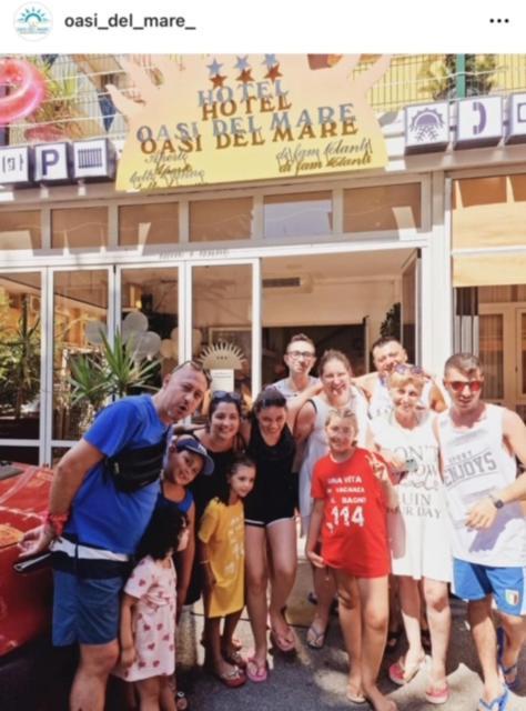 Oasi Del Mare Hotel Rimini Eksteriør billede