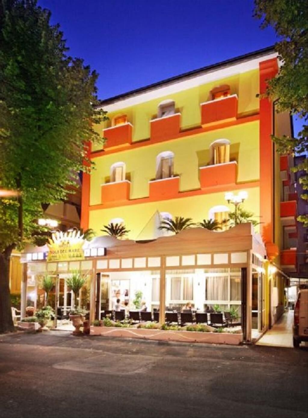 Oasi Del Mare Hotel Rimini Eksteriør billede